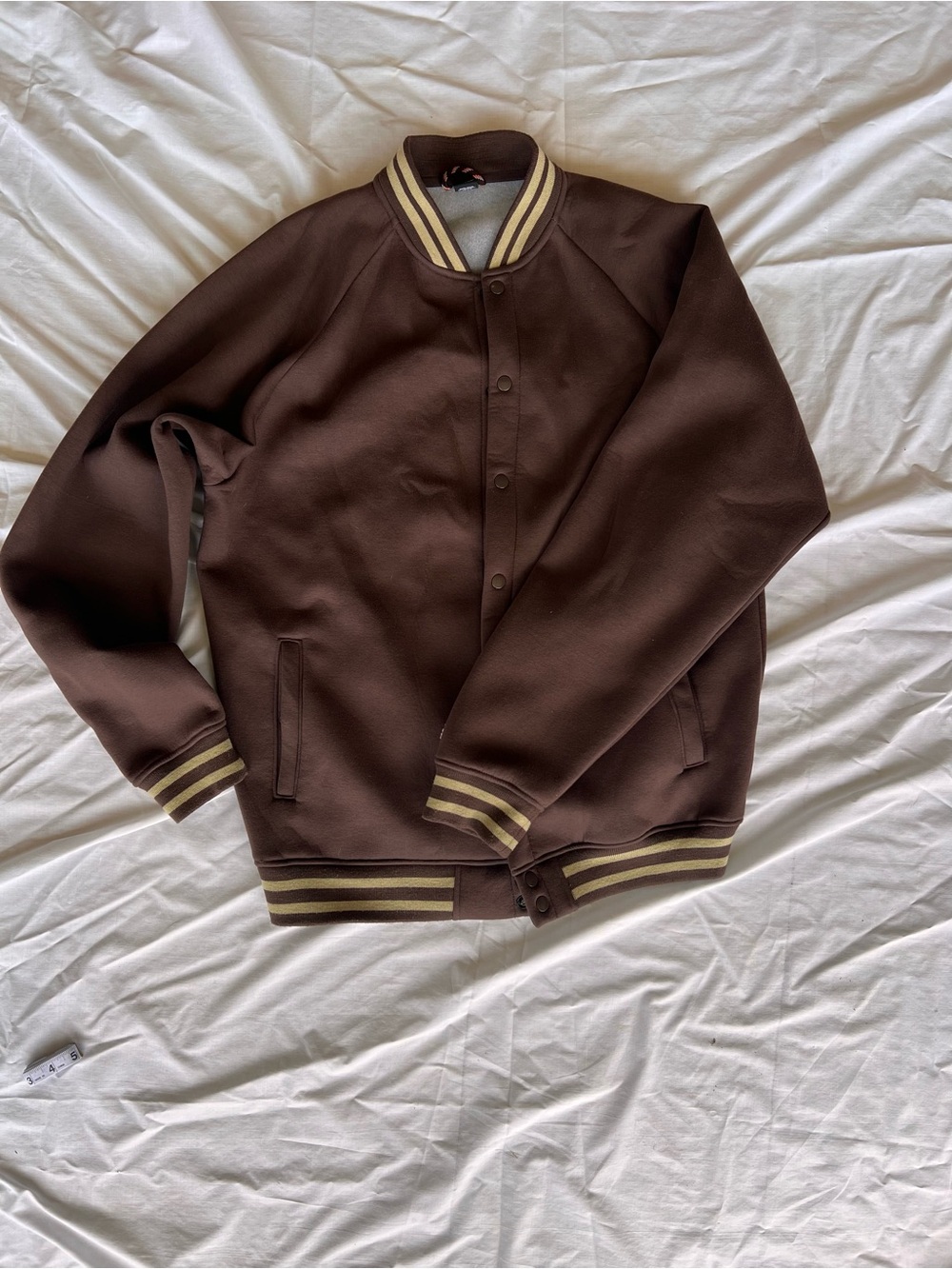 Vintage Zoo York Unbreakable Brown Letterman Jacket